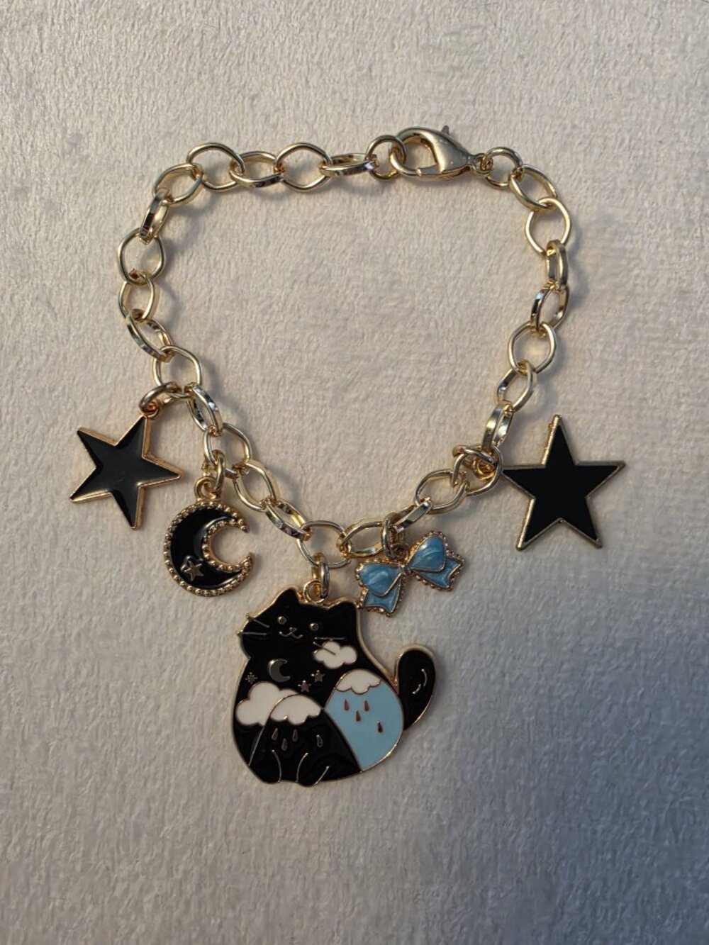 Dreamy Cat Charm Bracelet